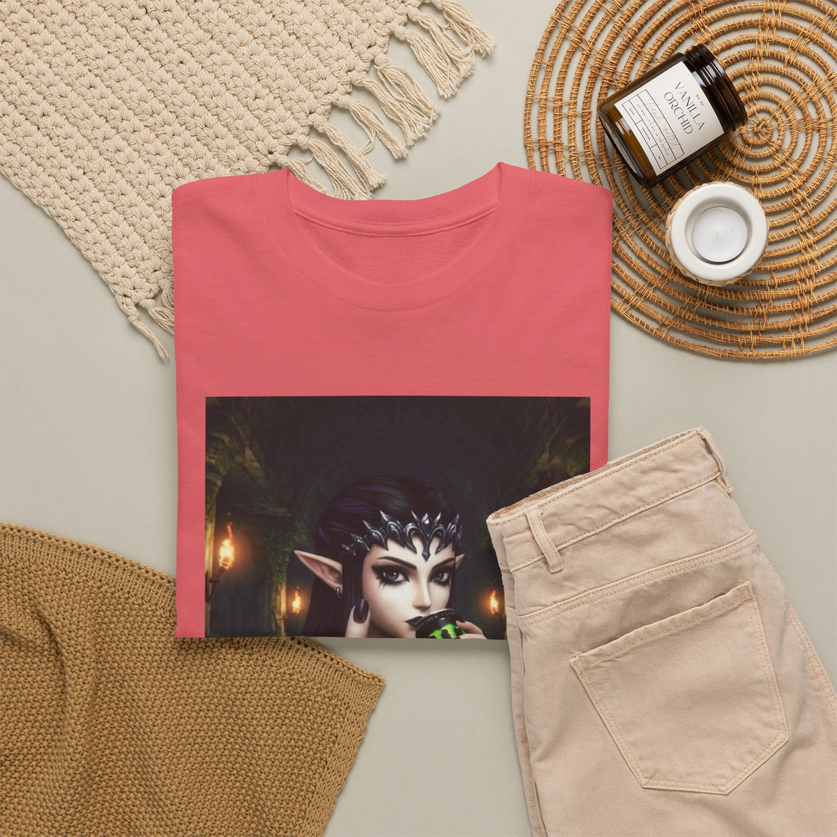 Edgy Elf Queen Flips You Off Tee