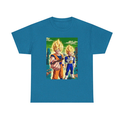 Goku and Vegeta Powering Up With Blunts