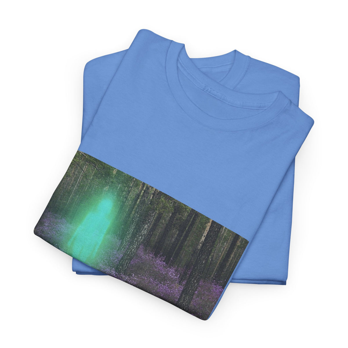 Visitor Exploring Neon Alley Tee
