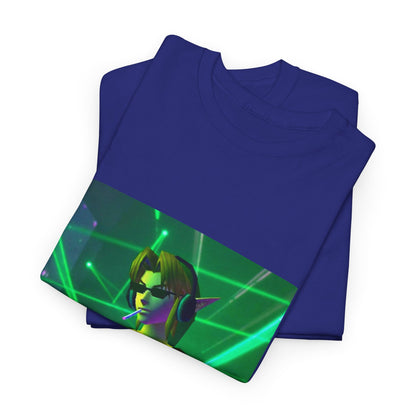 DJ Link Smoking A Blunt At The Club Tee