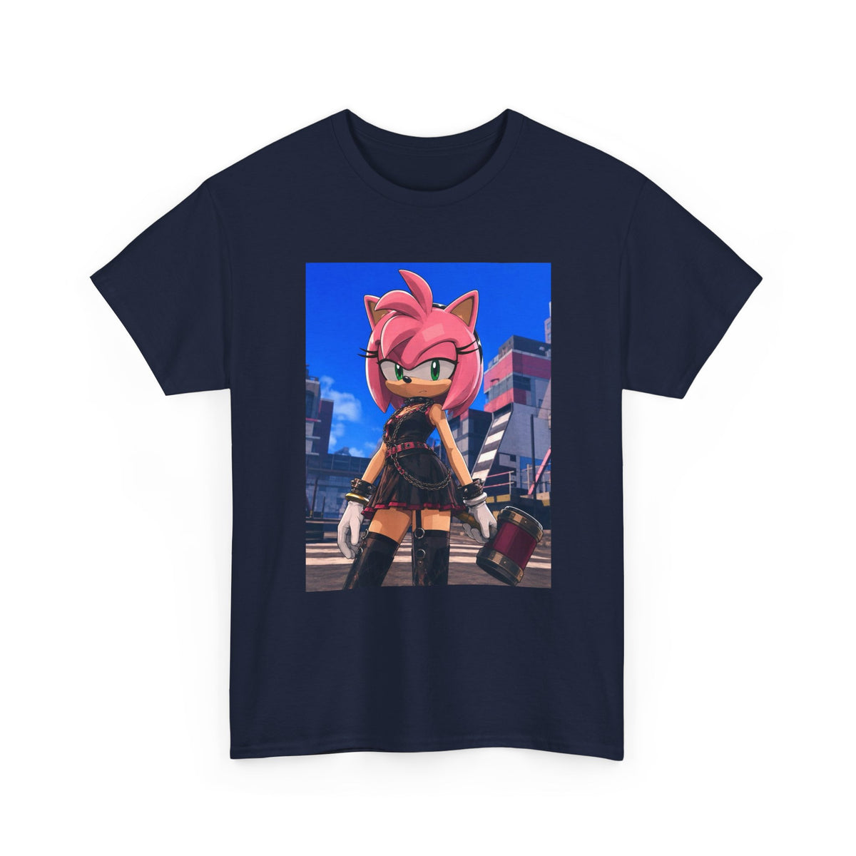 Gothic Amy Rose With Hammer Tee
