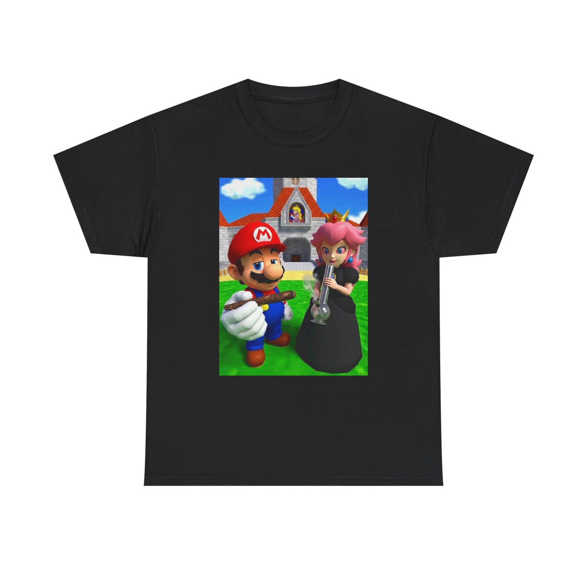 Mario And Princess Peach Puffing Loud