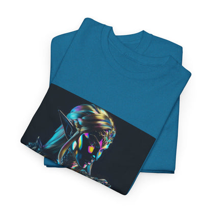 Holographic Elf Princess Chrome Armor Tee