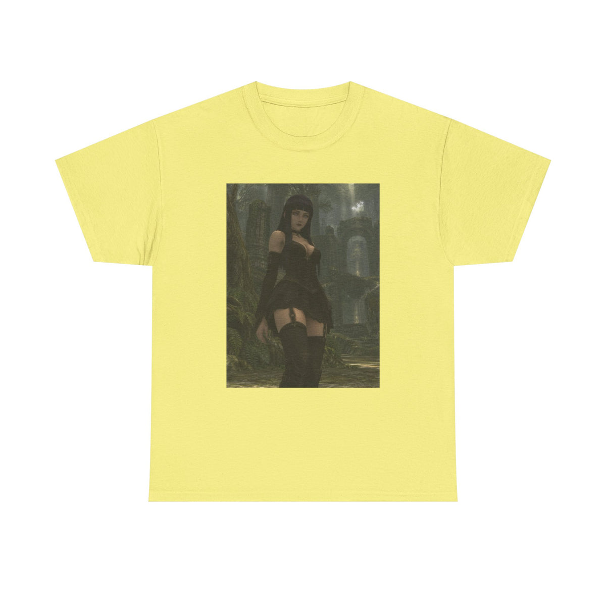 Gothic Byakugan Hinata In Ruined Forest