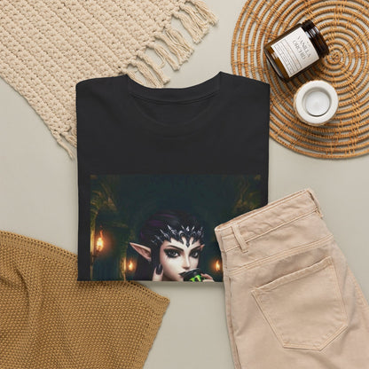 Edgy Elf Queen Flips You Off Tee