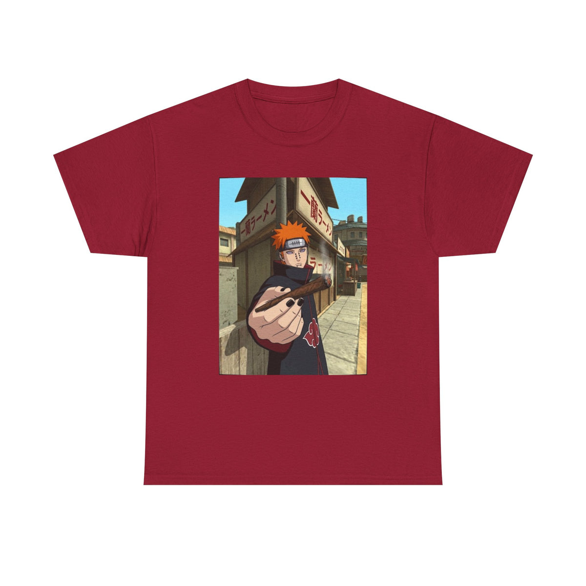 Pain Smoking A Blunt In Konoha Tee