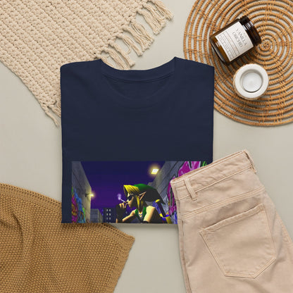 Edgy Link Smoking In Alley Tee