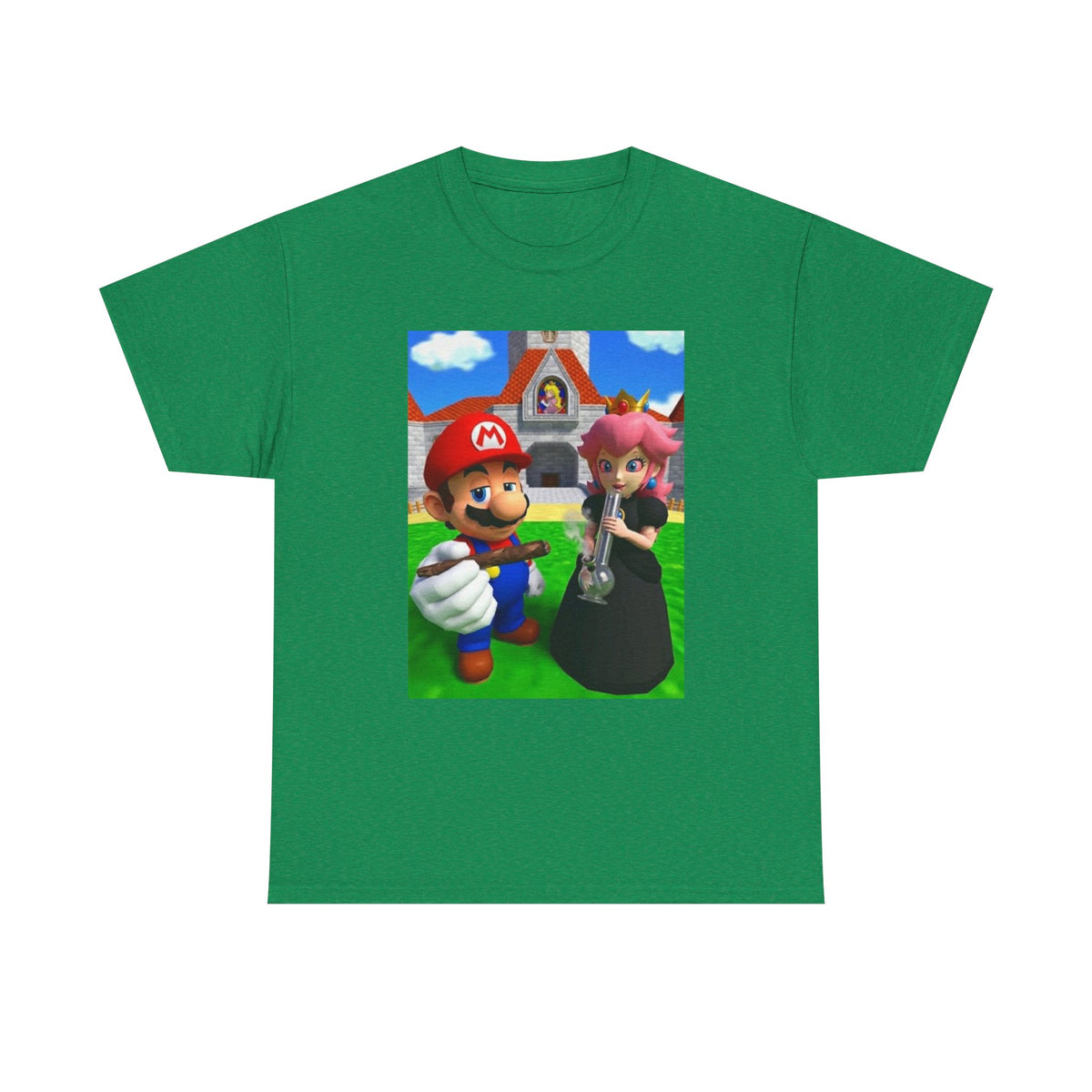 Mario And Princess Peach Puffing Loud