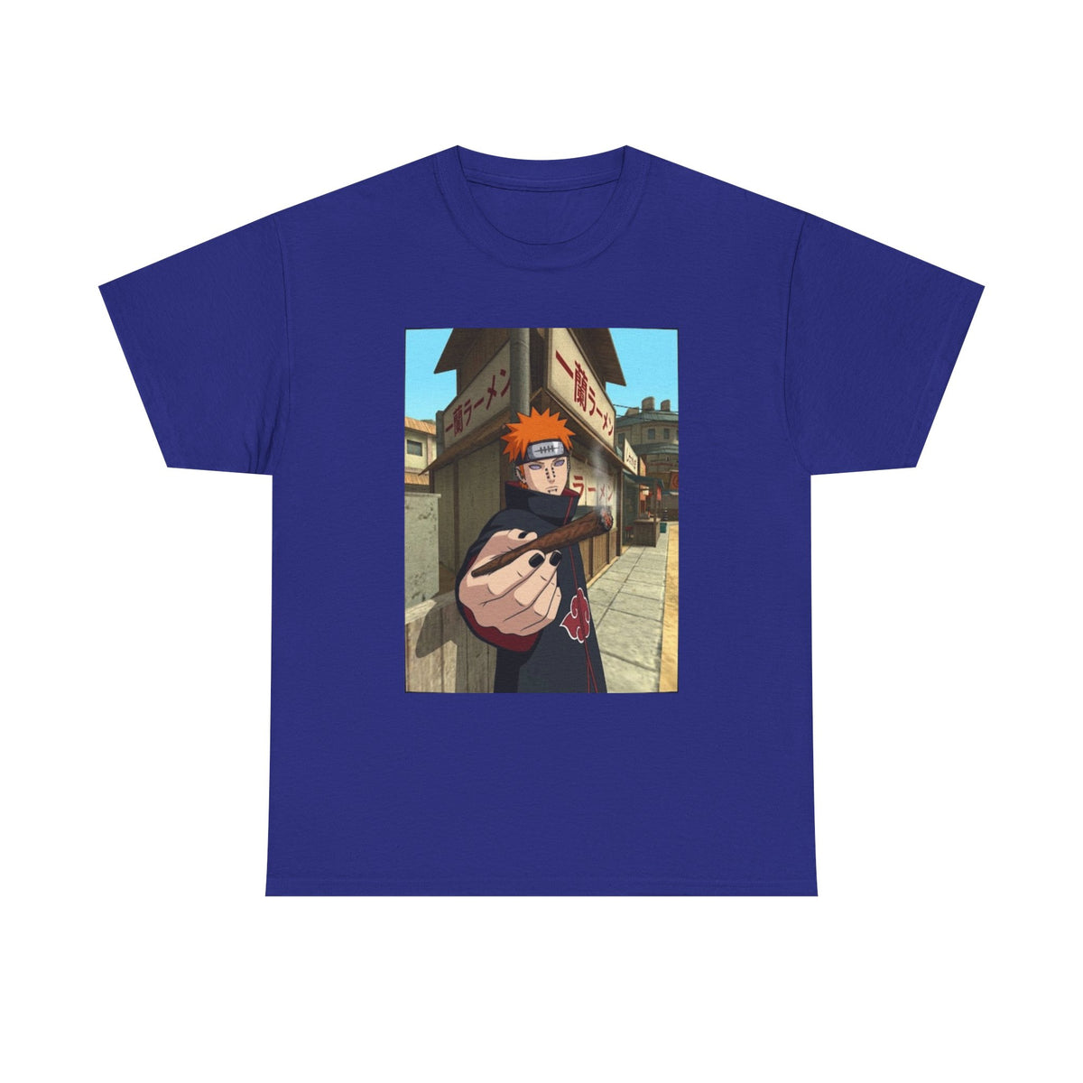 Pain Smoking A Blunt In Konoha Tee