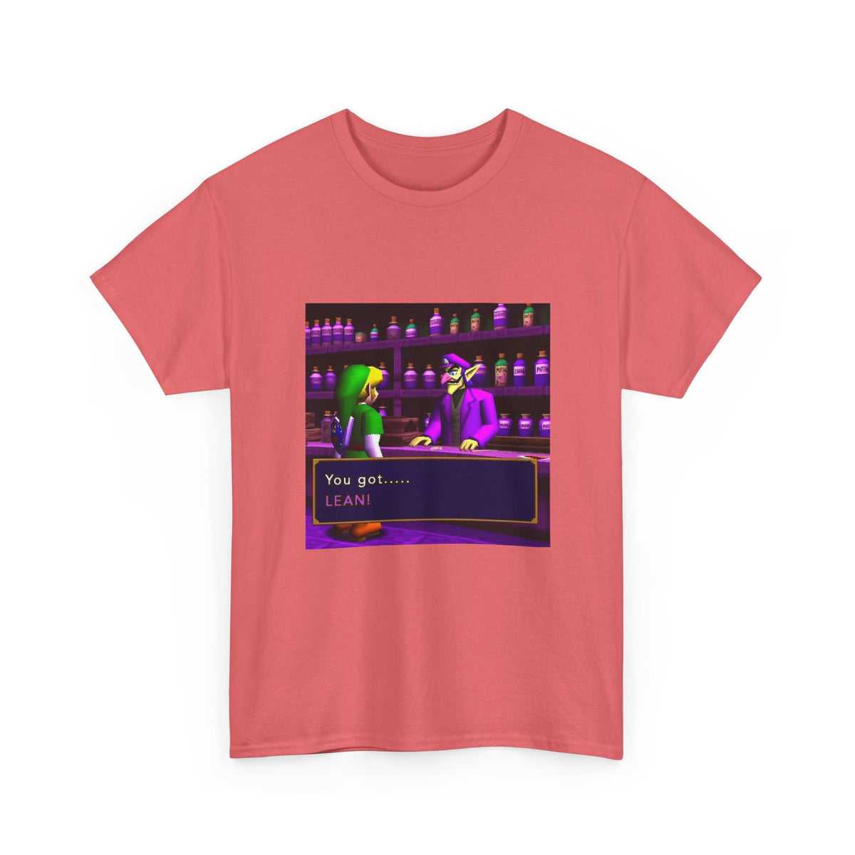 Link Gets Lean From Waluigi Tee