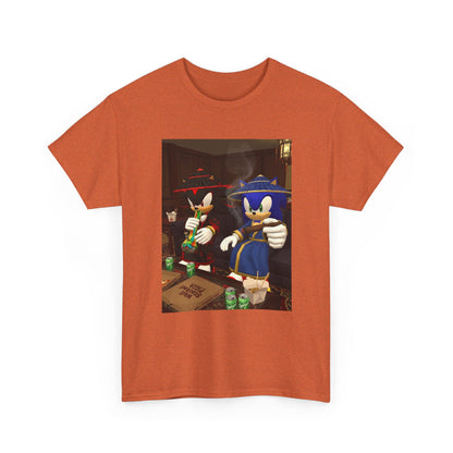 Shadow and Sonic Smoking Chill Tee