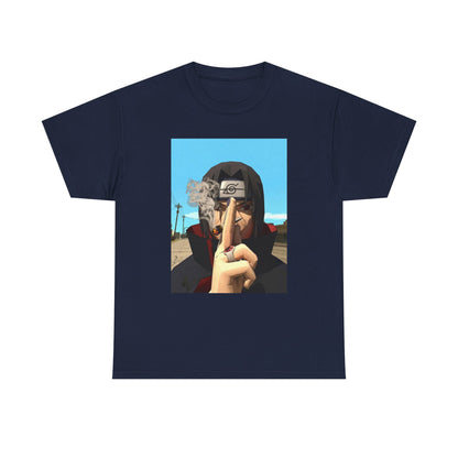 Itachi Uchiha Smoking Cigar Streetwear Tee