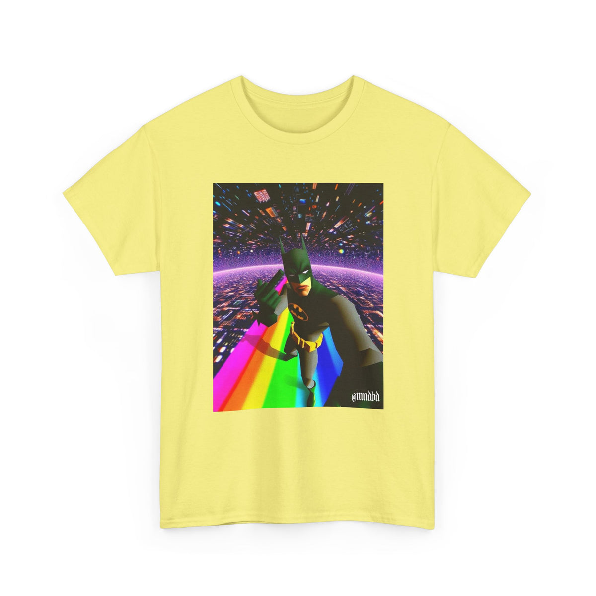 Batman Flips Off Reality On Psychedelic Tee
