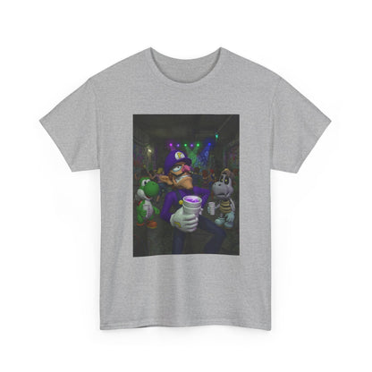 Waluigi, Yoshi, And Dry Bones Clubbin' Tee