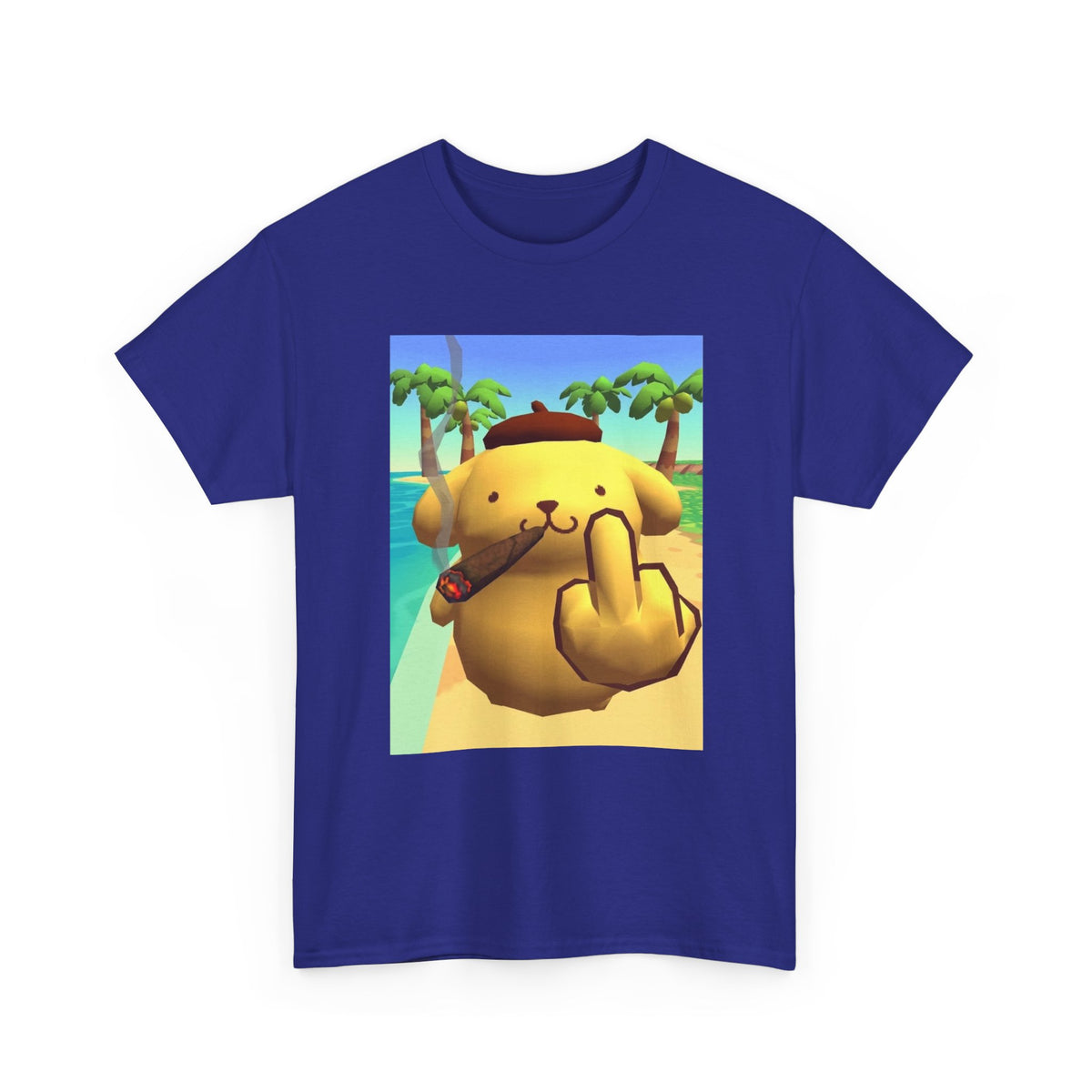 Pompompurin Smoking And Flipping The Bird
