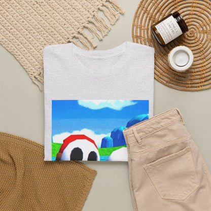 Shy Guy And Boo Flipping The Bird Tee