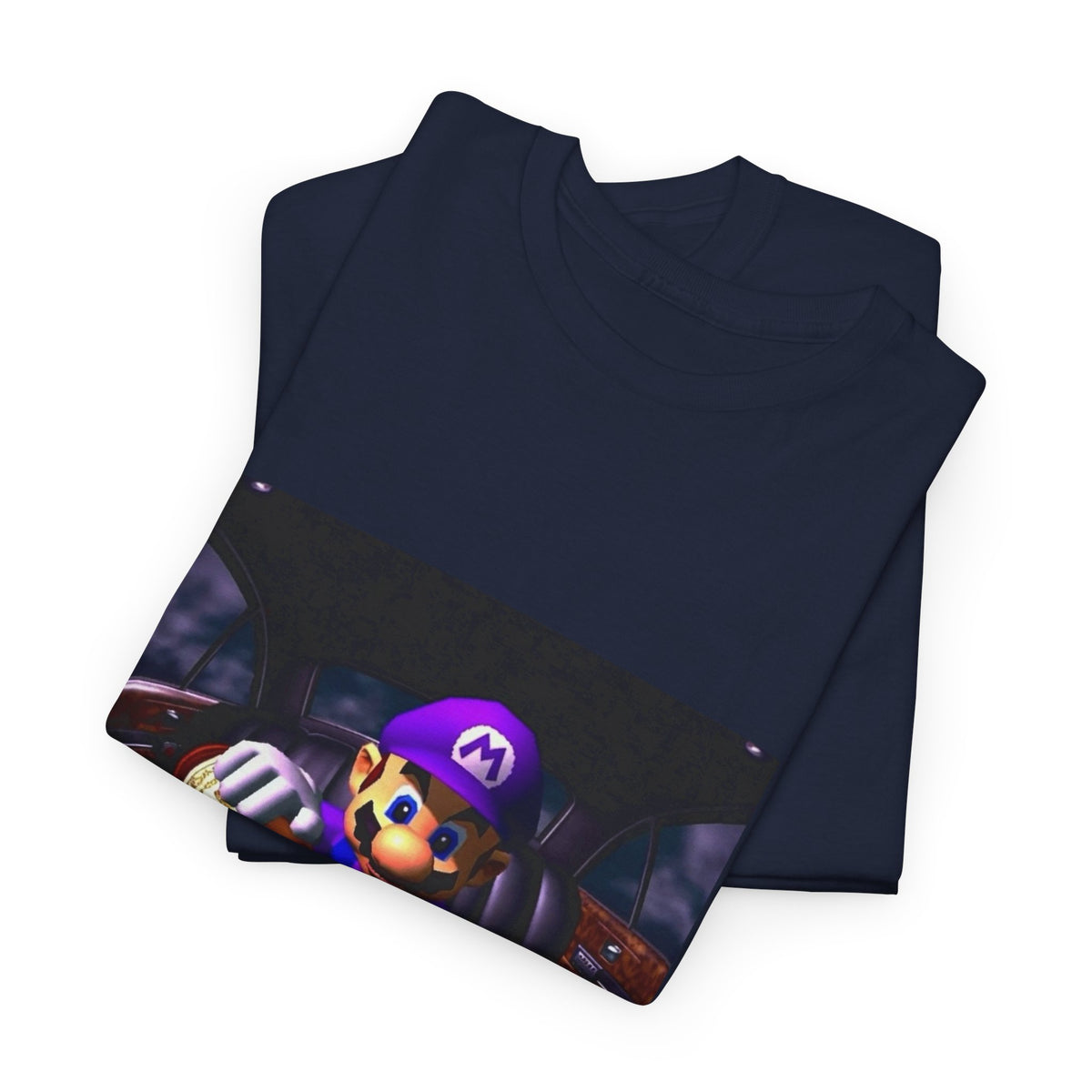Waluigi Pouring Purple Drank In Limo Tee