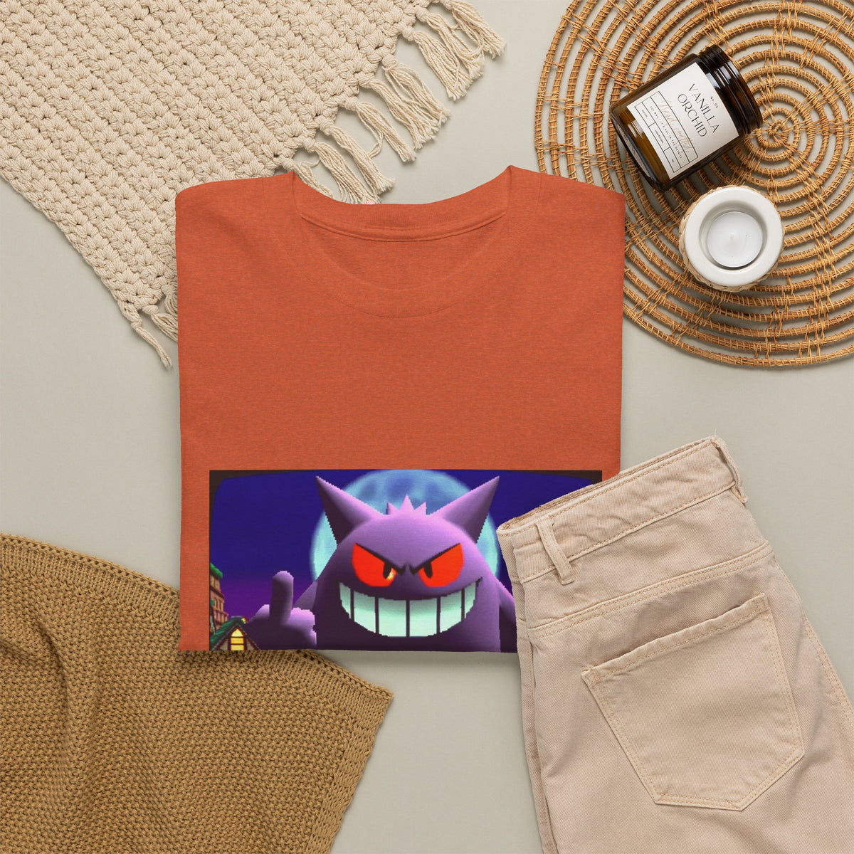 Gengar Flipping Off Villager Tee