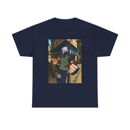Kakashi Relaxing With Blunt And Book Tee