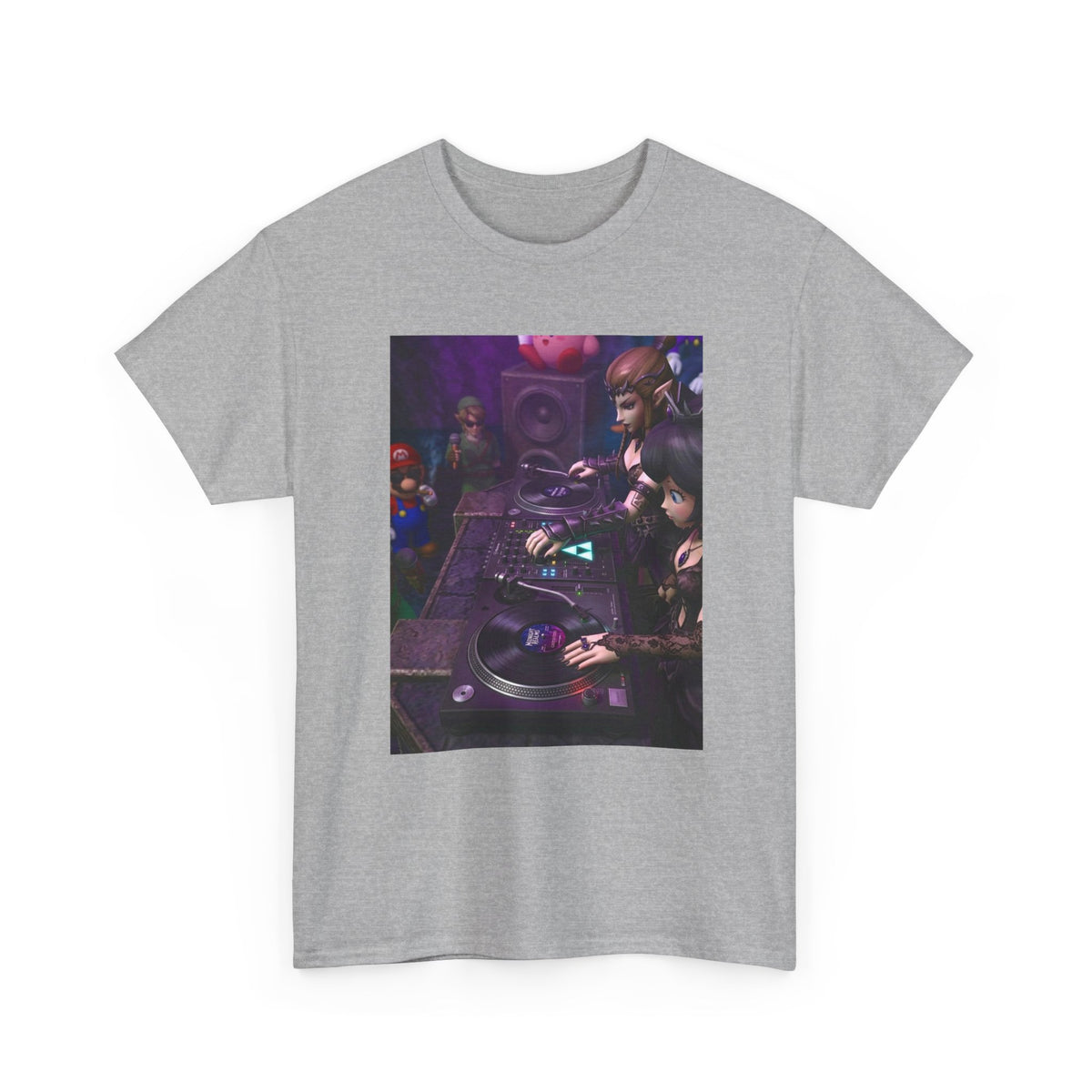 Anime DJ Duo Spinning Tracks