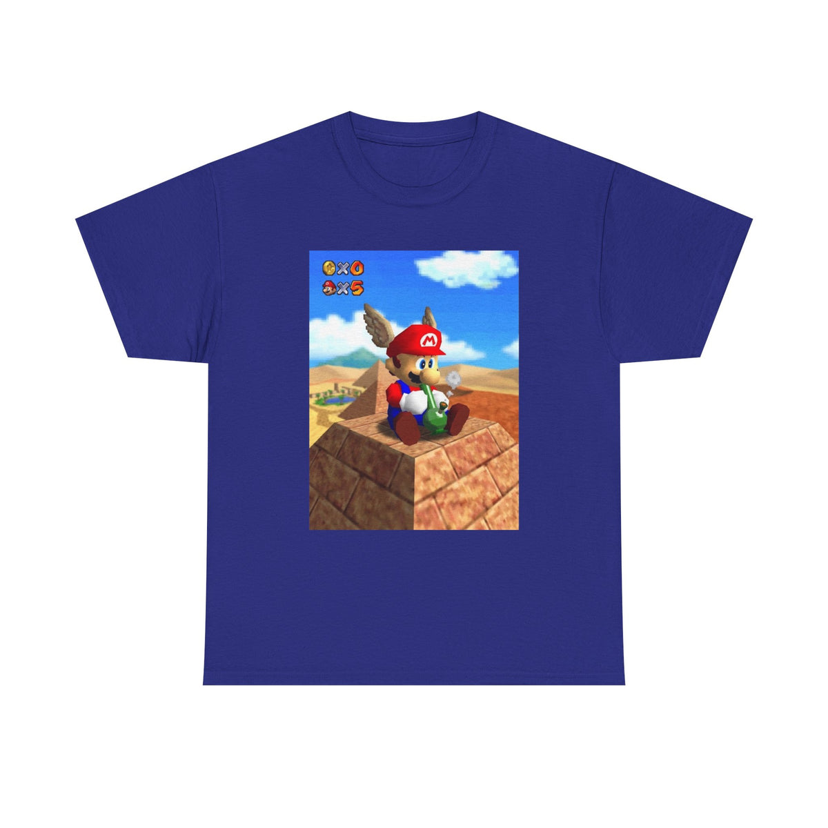Wing Cap Mario Enjoying The Desert View Tee