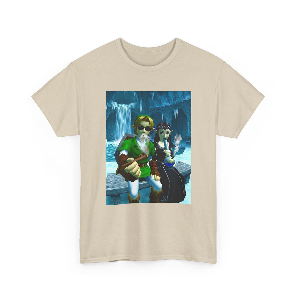 Hero and Dark Princess Chillin' in Ice Cave