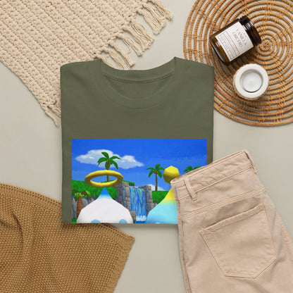 Chao Flipping Off In Paradise Tee
