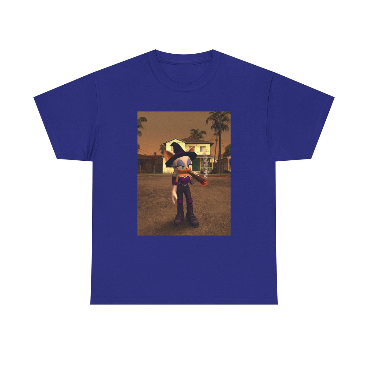 Rouge The Bat Smoking A Blunt Tee