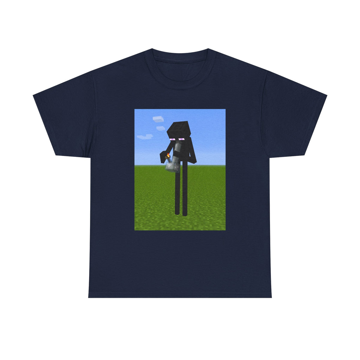 Enderman Lighting Up A Bong Tee