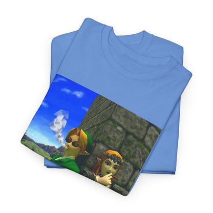 Link And Zelda Smoke Blunts Tee