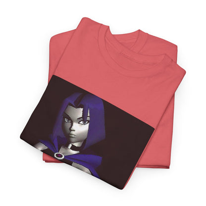 Pixelated Raven Standing Arms Crossed Tee