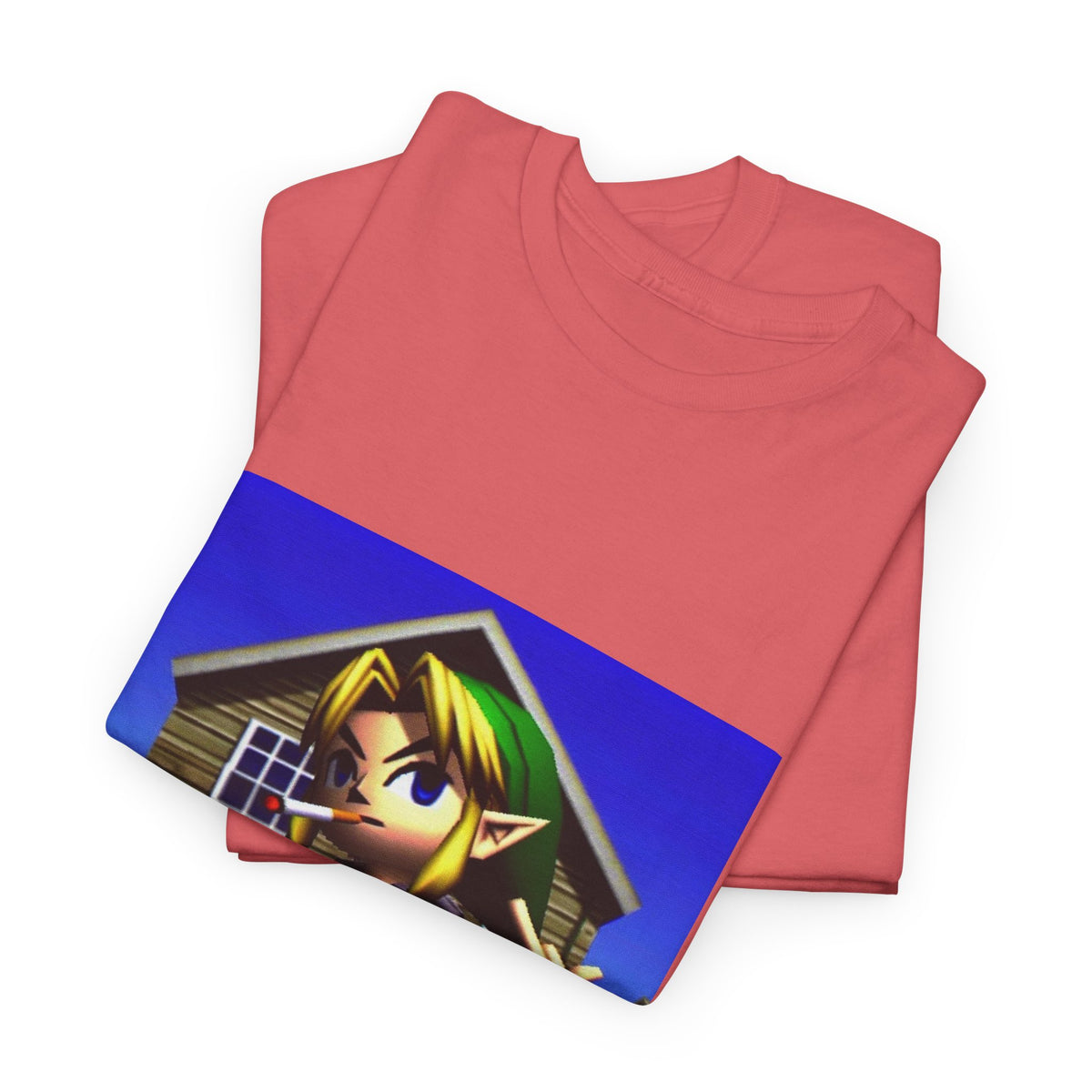 Edgy Hero Smoking And Flipping The Bird Tee