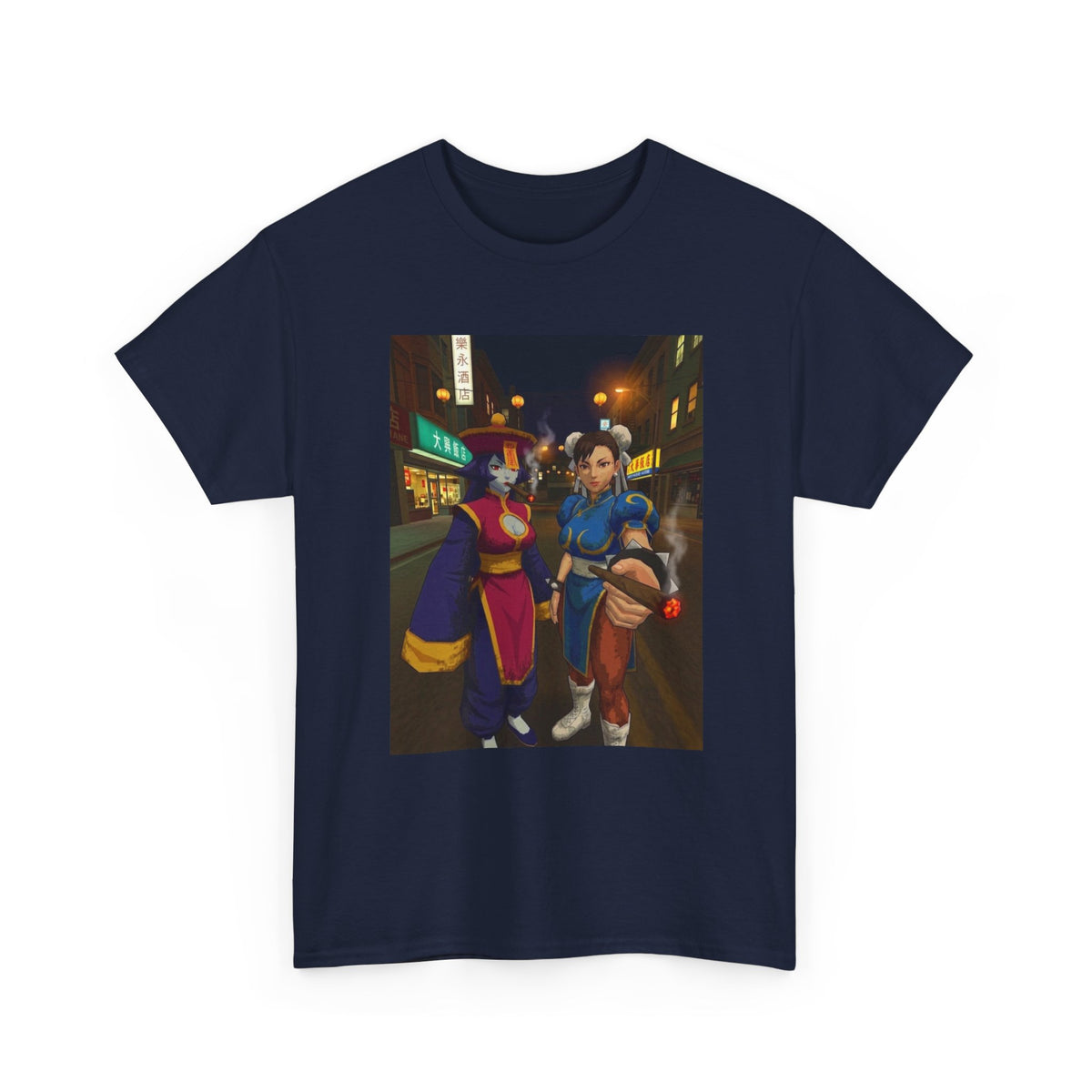 Hsien-Ko And Chun-Li Sharing Blunts Tee