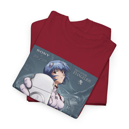 Rei Ayanami Holds PSP Collaboration Tee