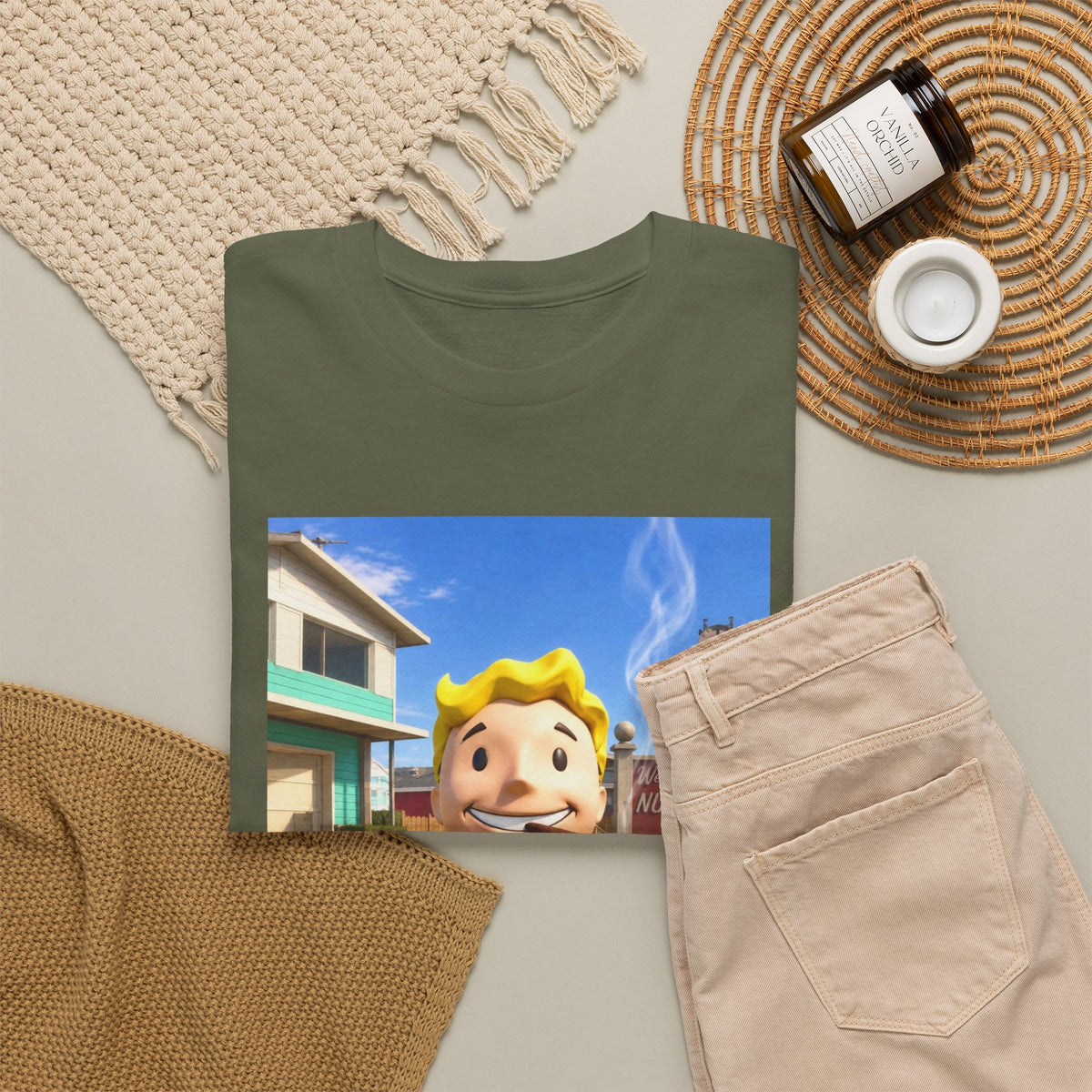 Vault Boy Smoking Blunt In Nuketown