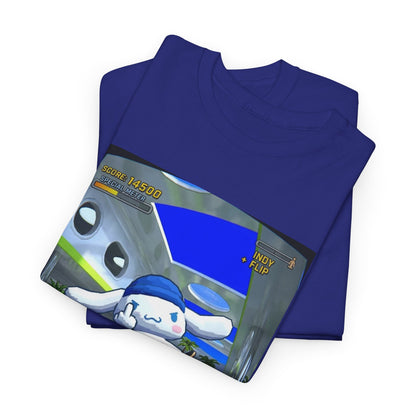 Skater Cloud Dog Flipping Bird Tee