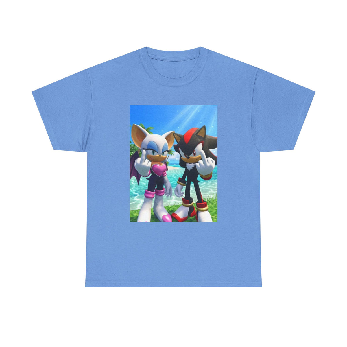 Rouge And Shadow Flipping The Bird Tee (Design 3)