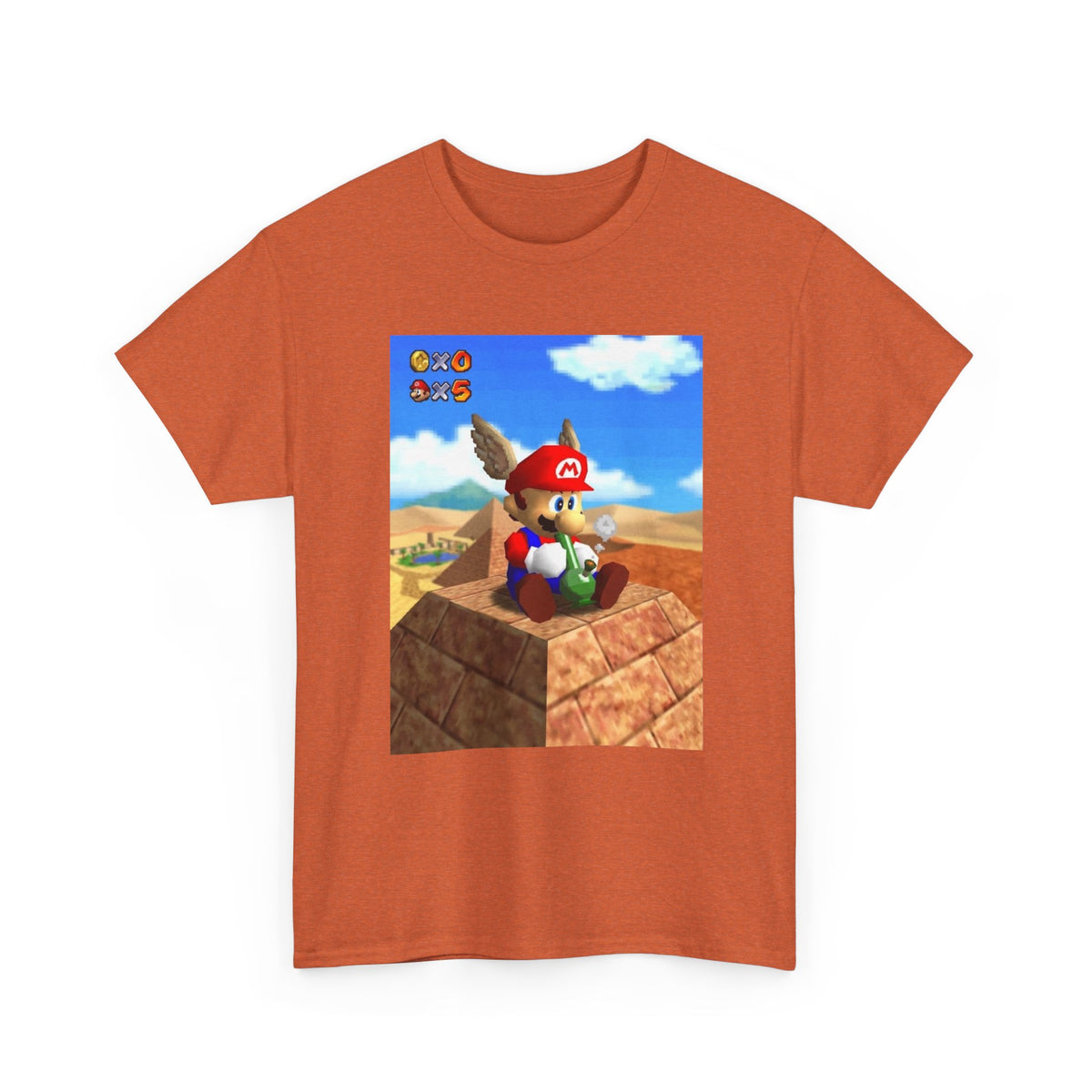 Wing Cap Mario Enjoying The Desert View Tee
