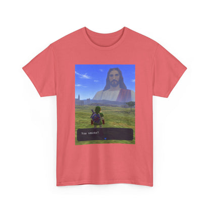 Link Meets Jesus, The Ultimate Question Tee