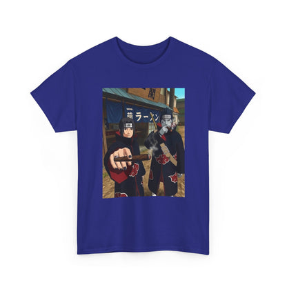 Itachi And Kisame Smoking Akatsuki Tee