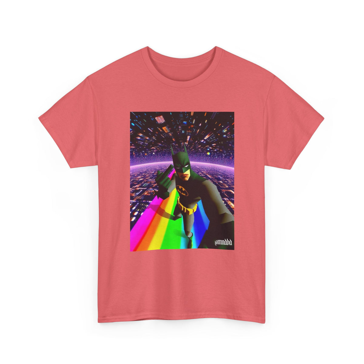 Batman Flips Off Reality On Psychedelic Tee