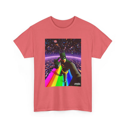 Batman Flips Off Reality On Psychedelic Tee