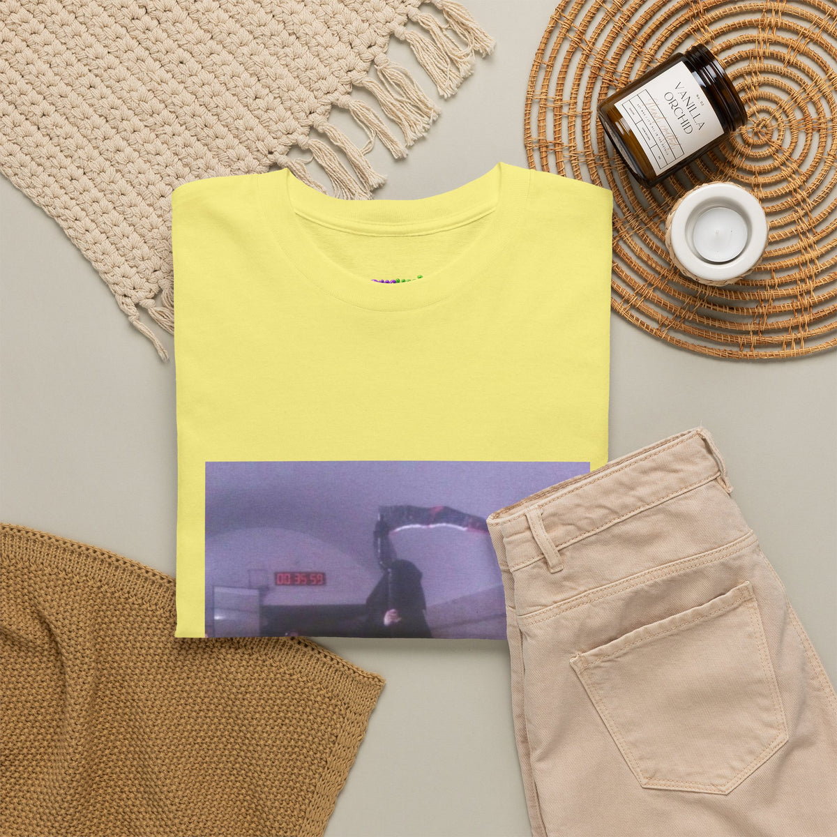 Gritty Green Pulse Graphic Tee