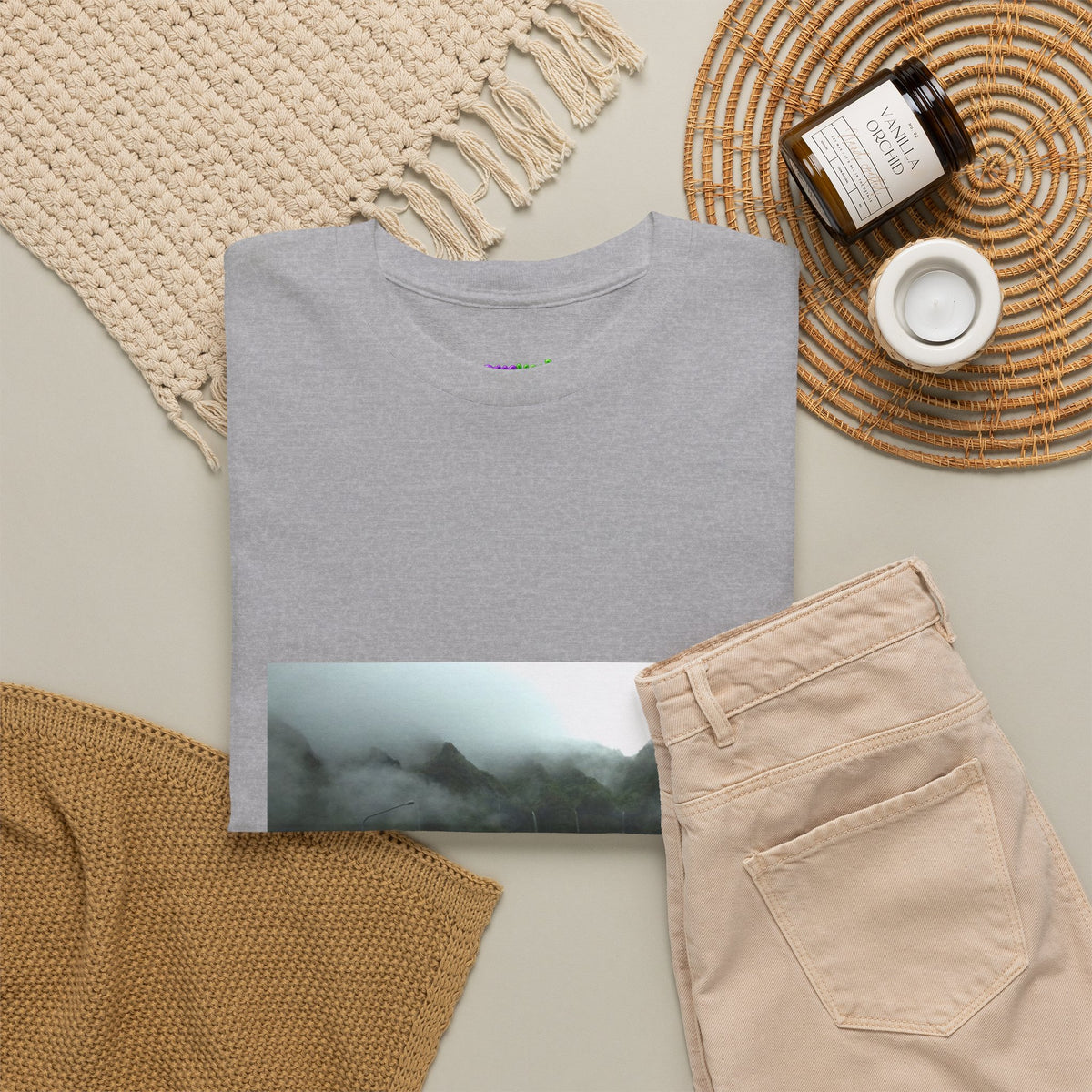 Midnight Ember Echo Graphic Tee