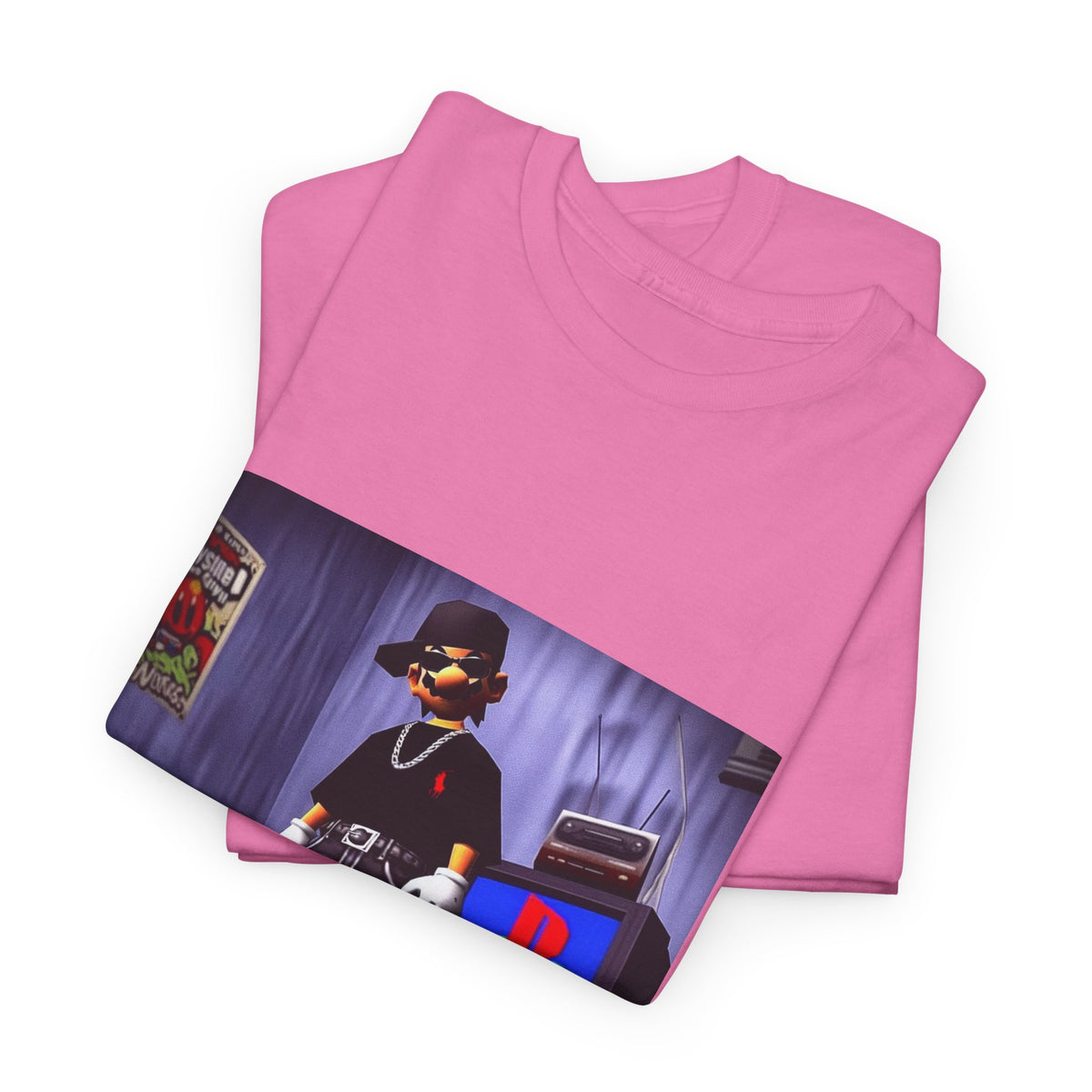 Gamer Mario Sporting Drip In His Room