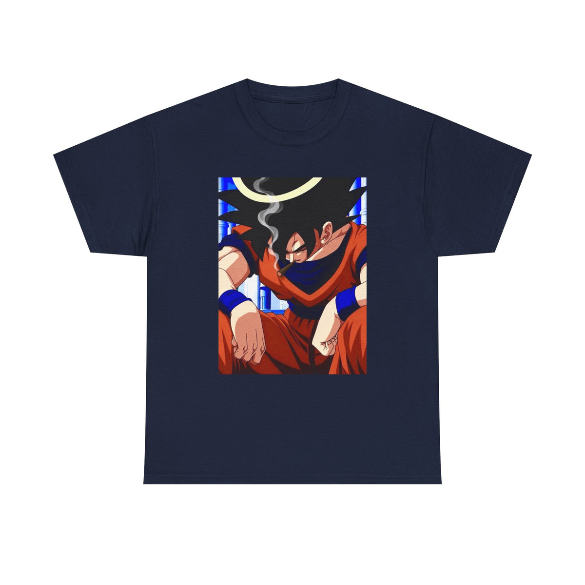 Goku Chilling With A Halo Blazin' Tee