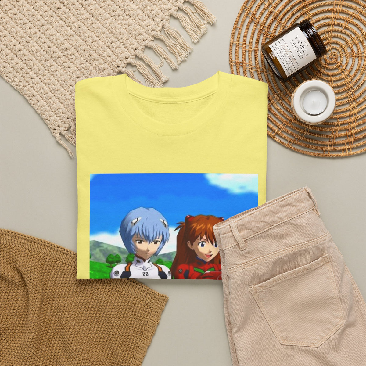 Rei And Asuka Gaming Outdoors