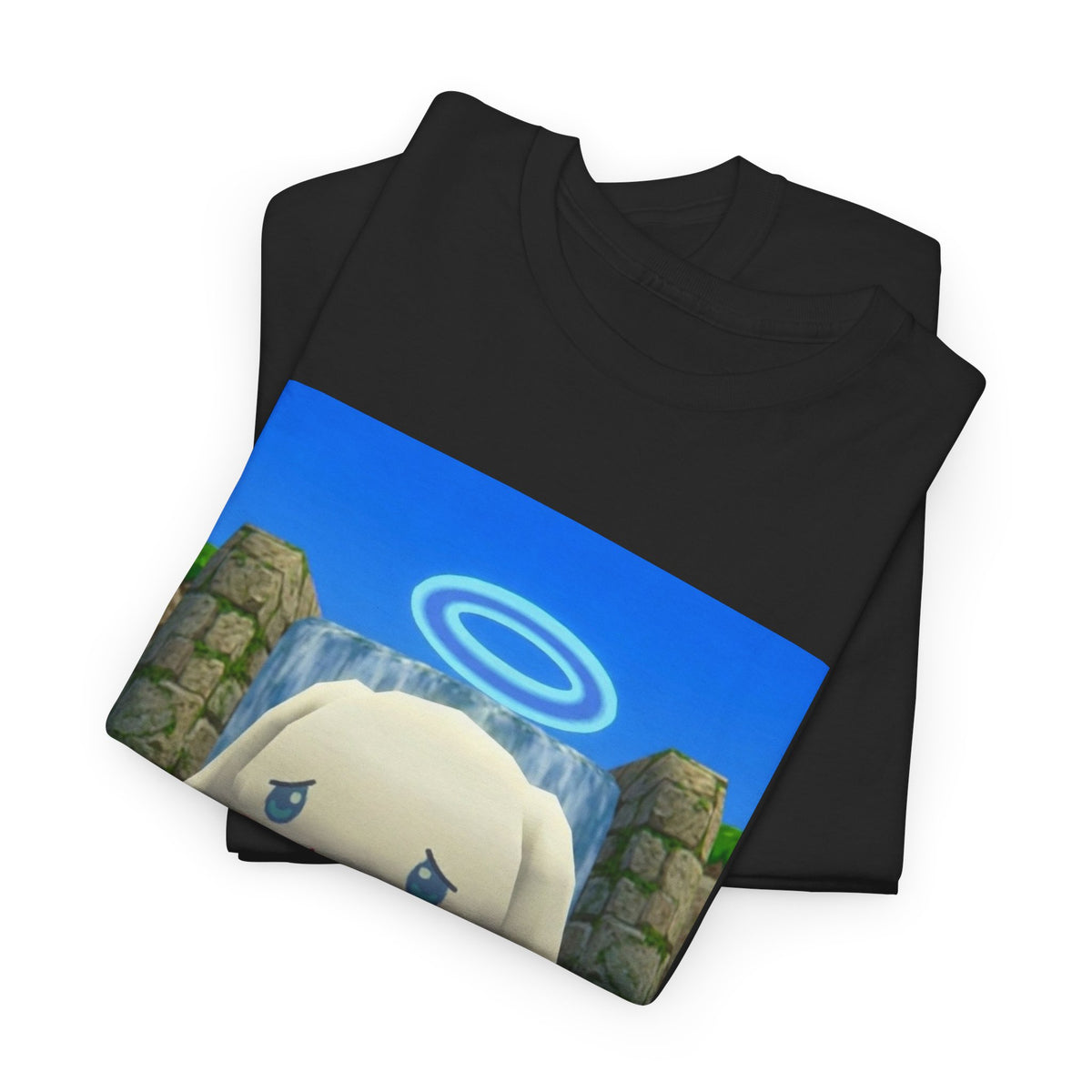 Angel Cinnamoroll Floating By Waterfall Tee