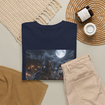 Hunters Smoking Under Moonlight