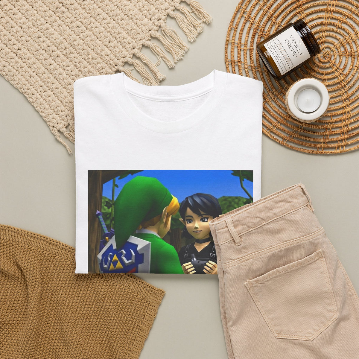 Link And Ocarina Girl Meeting